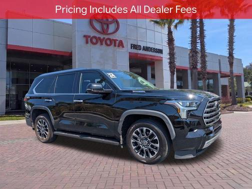 Midnight Black Metallic 2024 Toyota Sequoia Limited