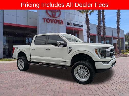 STAR WHITE METALLIC TRICOAT 2023 Ford F-150 Platinum