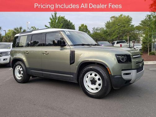 Pangea Green Metallic 2024 Land Rover Defender 110 P300
