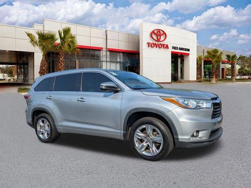 Silver Sky Metallic 2016 Toyota Highlander Limited Platinum
