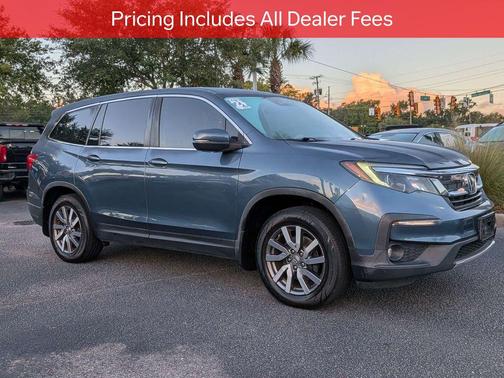 Steel Sapphire Metallic 2021 Honda Pilot AWD EX