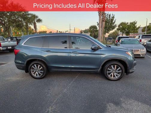 Steel Sapphire Metallic 2021 Honda Pilot AWD EX