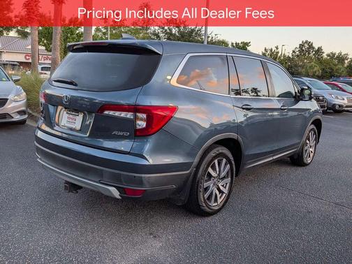 Steel Sapphire Metallic 2021 Honda Pilot AWD EX