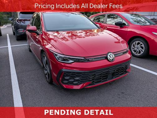 Kings Red Metallic 2025 Volkswagen Golf GTI 2.0T S DSG