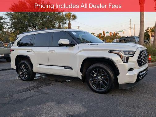 Wind Chill Pearl 2023 Toyota Sequoia Platinum