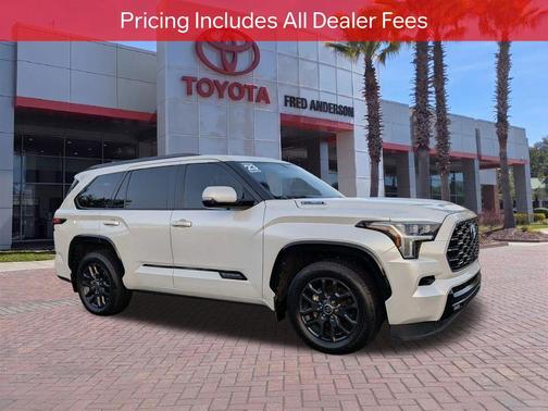 Wind Chill Pearl 2023 Toyota Sequoia Platinum