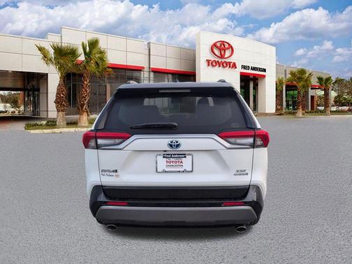 Blizzard Pearl w/Black Roof 2019 Toyota RAV4 Hybrid SE