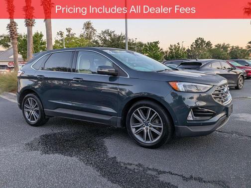BALTIC SEA GREEN METALLIC 2019 Ford Edge Titanium
