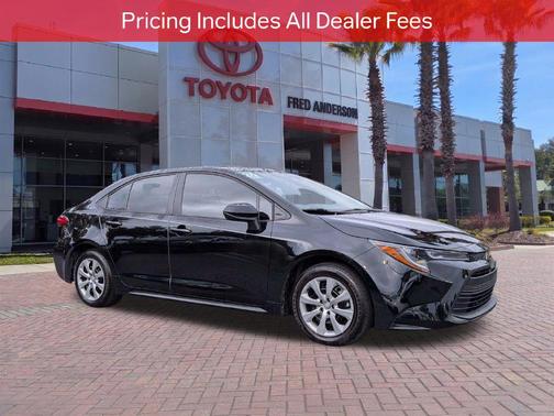 Midnight Black Metallic 2026 Toyota Corolla LE
