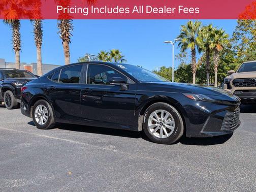 Midnight Black Metallic 2025 Toyota Camry LE