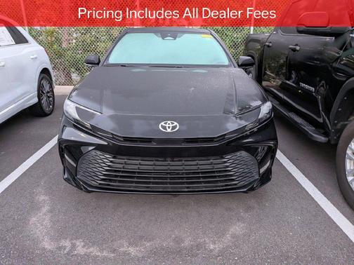 Midnight Black Metallic 2025 Toyota Camry LE