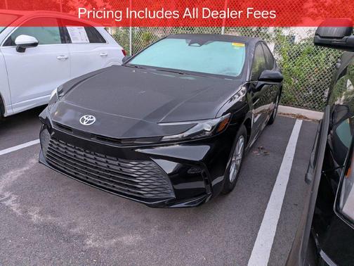 Midnight Black Metallic 2025 Toyota Camry LE