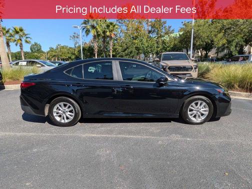 Midnight Black Metallic 2025 Toyota Camry LE
