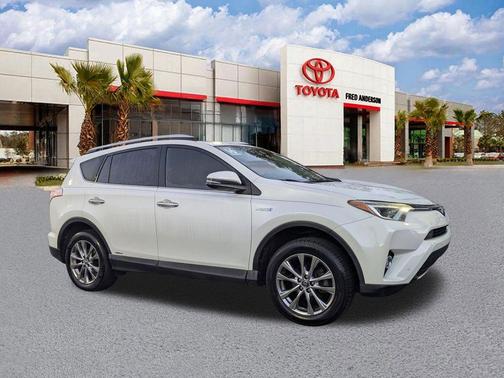Blizzard Pearl 2016 Toyota RAV4 Hybrid SE