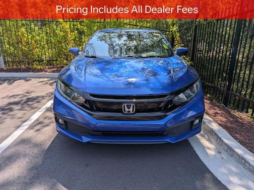 Aegean Blue Metallic 2019 Honda Civic Sport