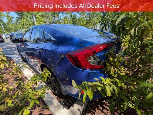 Aegean Blue Metallic 2019 Honda Civic Sport