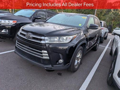 Midnight Black Metallic 2018 Toyota Highlander Limited
