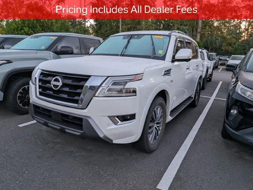 Aspen White TriCoat Pearl 2022 Nissan Armada SL 2WD