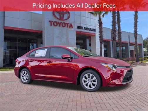 Ruby Flare Pearl 2026 Toyota Corolla LE