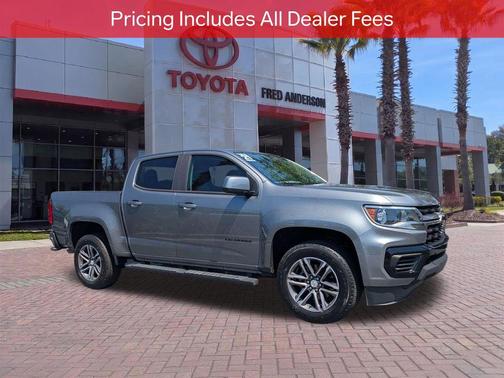 Satin Steel Metallic 2021 Chevrolet Colorado WT