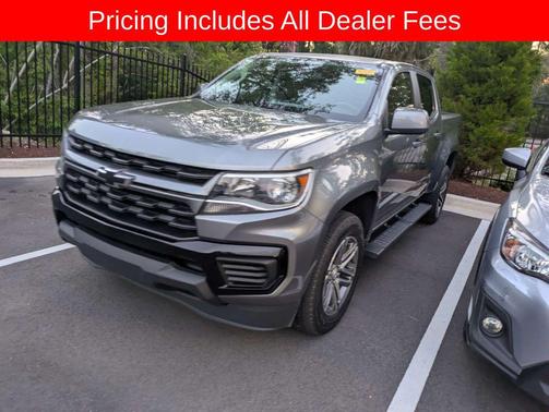 Satin Steel Metallic 2021 Chevrolet Colorado WT