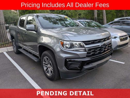 Satin Steel Metallic 2021 Chevrolet Colorado WT