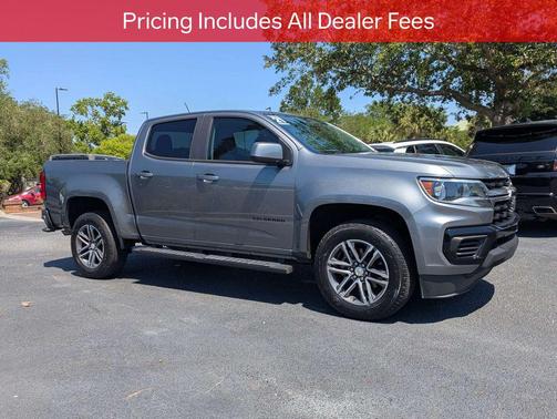 Satin Steel Metallic 2021 Chevrolet Colorado WT