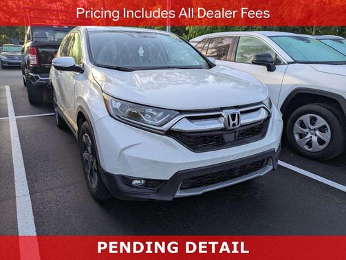 Platinum White Pearl 2019 Honda CR-V EX-L