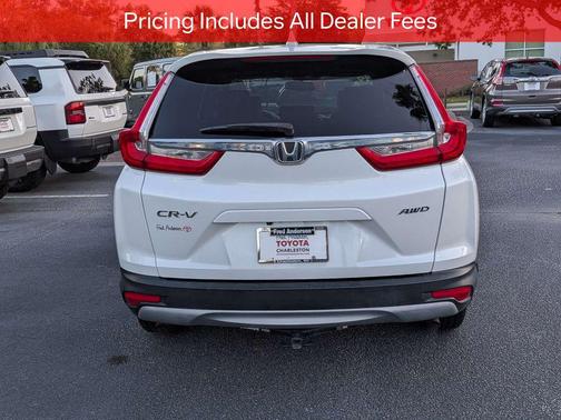 Platinum White Pearl 2019 Honda CR-V EX-L