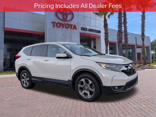 Platinum White Pearl 2019 Honda CR-V EX-L