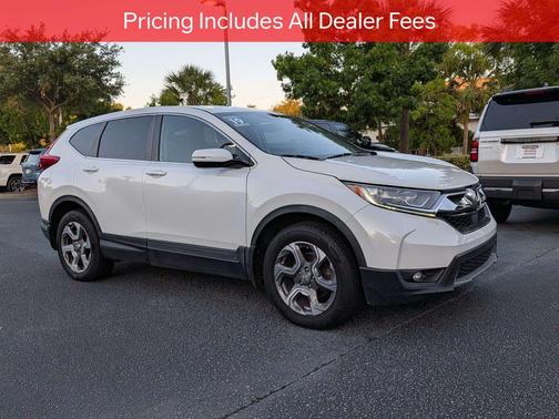Platinum White Pearl 2019 Honda CR-V EX-L