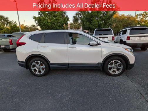 Platinum White Pearl 2019 Honda CR-V EX-L