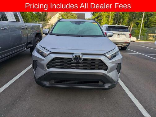 Silver Sky Metallic 2025 Toyota RAV4 Hybrid XLE