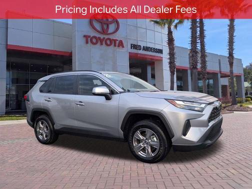 Silver Sky Metallic 2025 Toyota RAV4 Hybrid XLE