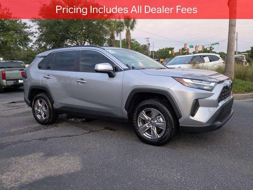 Silver Sky Metallic 2025 Toyota RAV4 Hybrid XLE