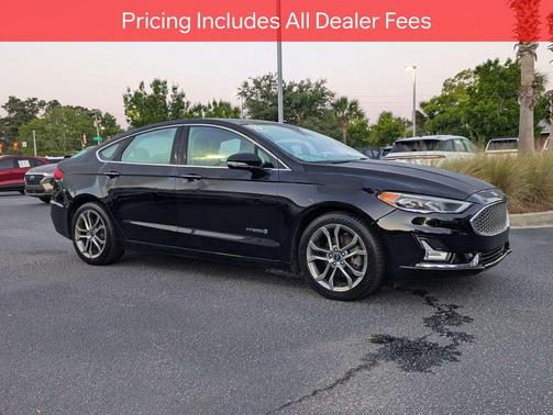 AGATE BLACK 2019 Ford Fusion Hybrid Titanium