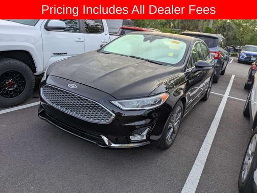 AGATE BLACK 2019 Ford Fusion Hybrid Titanium