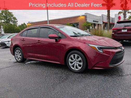 Ruby Flare Pearl 2025 Toyota Corolla Hybrid SE