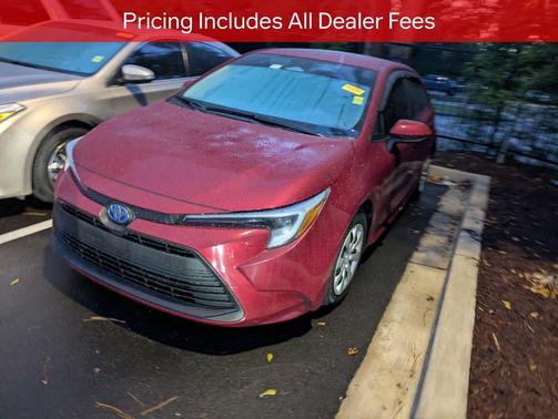 Ruby Flare Pearl 2025 Toyota Corolla Hybrid SE