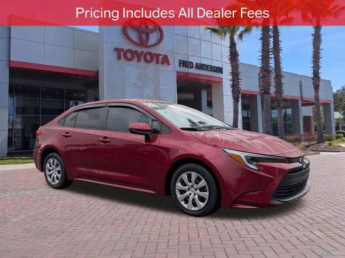 Ruby Flare Pearl 2025 Toyota Corolla Hybrid SE