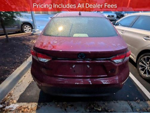 Ruby Flare Pearl 2025 Toyota Corolla Hybrid SE