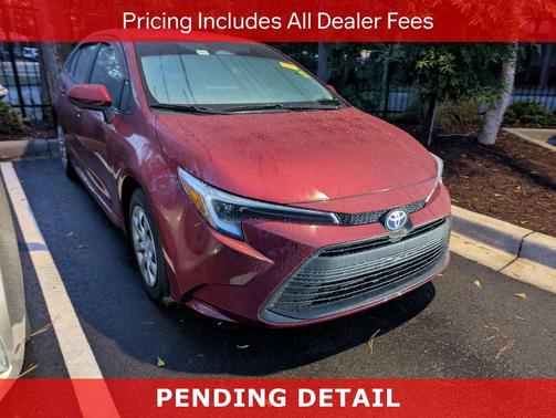 Ruby Flare Pearl 2025 Toyota Corolla Hybrid SE