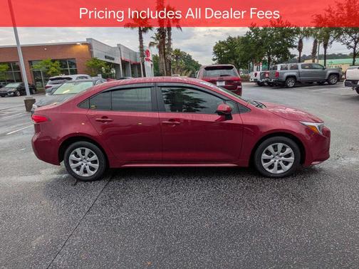 Ruby Flare Pearl 2025 Toyota Corolla Hybrid SE