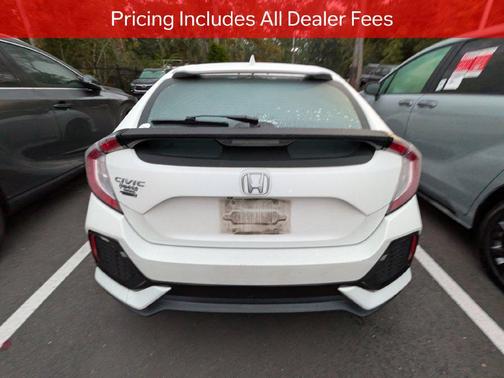 Platinum White Pearl 2019 Honda Civic EX