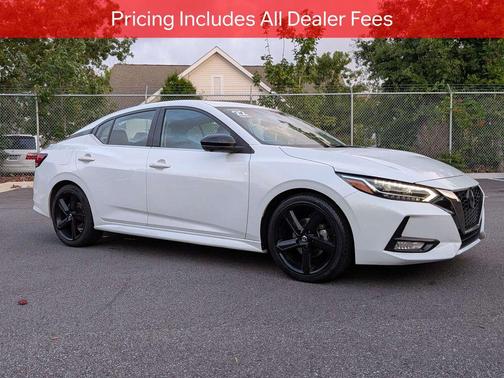 Aspen White TriCoat Pearl 2022 Nissan Sentra SR