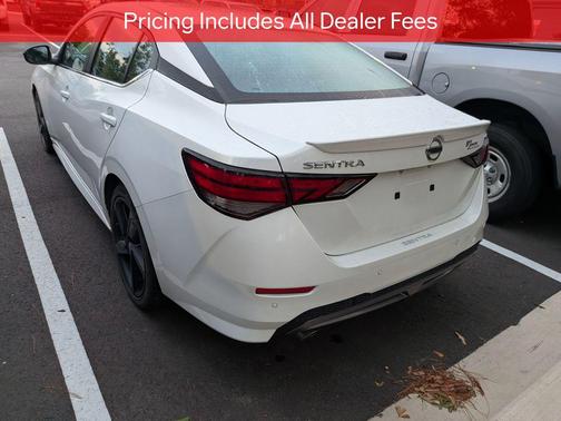 Aspen White TriCoat Pearl 2022 Nissan Sentra SR