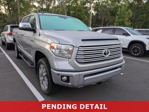 Silver Sky Metallic 2017 Toyota Tundra Platinum
