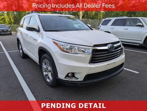 Blizzard Pearl 2016 Toyota Highlander Hybrid Platinum