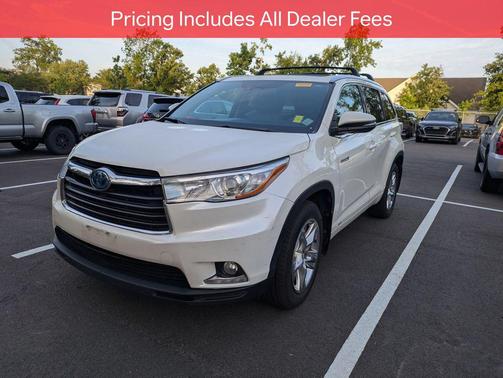 Blizzard Pearl 2016 Toyota Highlander Hybrid Platinum