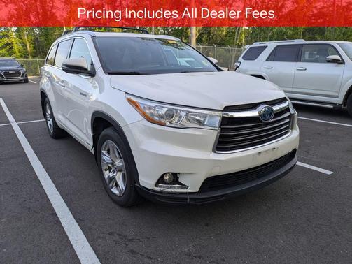 Blizzard Pearl 2016 Toyota Highlander Hybrid Platinum
